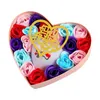 Fiori decorativi rose extra grandiose per sempre fiore a forma di cuore scatola di San Valentino day gifts girasole artificiale all'aperto