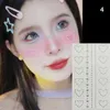 Tattoo Transfer 3D Face Jewelry Love Diamond Stickers Face Body Rhinestones Stary Star Eye Makeup Drill Fake Tattoo Party Festival Makeup 240427