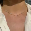 Collares colgantes de mini collar de flores azules de diseño adecuado para mujeres cuello colgante lindo joya de cumpleaños de mujer de moda