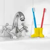 Zahnbürstenhalter Mini neuer Zahnbürstenhalter Regenstiefel elastischer Schutz, um trockene Spuren ohne Zahnbürste Badebad 240426 zu halten