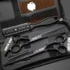 Haarschere Smith King Professionelle Friseur Set 6/7 Schere+Schlanke Schere Friseur+Set+Kamm+Dünnungscomb Q240426