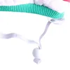 Hundekleidung weiche Plüsch Haustierhut Wassermelonenform Süße verstellbare elastische Band Kopfbedeckung für Katzen Hunde