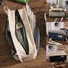 Bolsas de armazenamento Casual Fashion Triple-camada de tela lápis Bolsa de grande capacidade Caso Pen Ditente Student Stationery Organizador