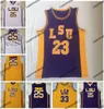 Stitched NCAA Vintage College Basketball Jerseys 23 Pete Maravich LSU Tigers Ben 25 Simmons #33 Yellow 20 Montverde Academy Jersey Eagles High School S-4XL 2024