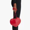 Etiqueta de designer de alta qualidade Rótulo original 2024 Novo bolsa de amor couro Crossbody Mini ombro bolsa de ombro, bolsa de casamento