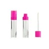 Opslagflessen 30 stks lege lipglossbuis met toverstok roze zwart deksel luxe cosmetische verpakkingscontainer heldere lipgloss fles 6 ml