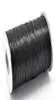 JLB 1 Roll 180m 1mm Whole Fashion Black Waxed cotton Cords fit braceletnecklace DIY Materials Accessories 5640865