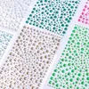 Tattoo Transfer Rhinestone Stickers Self-Adhesive Glitter Gem Jewelry Stickers Hair Face Nails Makeup Clothes Shoes Bags DIY Crafts Decoration 240426