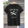 القمصان للرجال الكلاسيكية Casual Shinra Company Men Printed T-Shirt Final Fantasy Sephiroth Soldier O-Neck Game Short Slve Hot Sale T240425