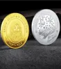 Santa Claus Wishing Coin Collectible Gold Plated Souvenir Coin North Pole Collection Gift Merry Christmas Commemorative Coin8963859