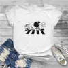 Dames t-shirt haar vrienden dames t-shirt maffalda cartoonmeisjes y2k grafische ts o-neck polyester vrouwelijke t-shirt humor cadeau t240425