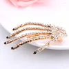 Hair Clips 1PC Women Girls Creative Fashion Harajuku Skull Skeleton Hand Bone Clip Claw Ghost Halloween Party Hairpin