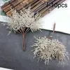 Fleurs décoratives 10pcs Simulate Mini Rime branche