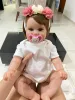 Poupées npk 50cm corps complet en silicone étanche Reborn Maddie Doll Paint