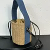 Woman Straw Bags Bucket Bag Shoulder Bags Hobos Chain Handbags Designer Crossbody Lady Small Totes