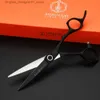 Tesoura de cabelo mizutani barbeiro barbeiro profissional de 6,0 polegadas VG10 barbeiro barbeiro Ultra Thin Barber Tools Q240426