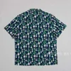 Camicie casual maschile Bob Dong Cactus Camp Camicie estate Aloha Hawaii Shirt magliette a maniche corte UNISEX 240424