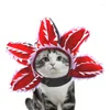 犬アパレル猫パーティーハットペットピラニア形状フードコスチュームアクセサリー面白い服装キュート服子猫のためのかわいい服