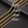 STRANDS MTrainbow Mens 3-11 mm waterdichte roestvrijstalen Cubaanse ketting ketting geschikt voor papa man BFF verjaardag cadeau 240424