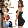 Women Body Shaper trägerlose volle Slips für Unterkleider Bauchkontrolle schlampe Röcke Shapewear Nahe Unterwäsche 240425