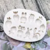 Molds Easter Bunny Rabbit Radijs Siliconen Sugarcraft Mold Resin Tools Cupcake Baking Mold Fondant Cake Decorating Tools