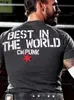 Herren-T-Shirts Interessanter Retro CM Punk Hölle gefroren hochwertiges Baumwoll-T-Shirt für amerikanische Profi Wrestler World Top T240425