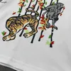 Merk Baby Tracksuits Summer Boys Pakken voor kinderen Designer Kleding Maat 100-160 cm Tiger Patroon Print T-shirt en groene shorts 24APRIL