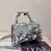 Créateur de créateurs pour les femmes Sumy Single Sequin Single Sequin Small Square Sac