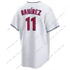 Custom Baseball Jerseys Guardians Jose Ramirez Shane Bieber Jim Thome Harold Amed Rosario Ricky Vaughn Franmil Reyes home away jersey men women Youth S-3XL