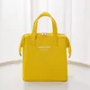 Stalen frame lunchzak grote capaciteit ijszak verdikte thermische isolatie tas werk draagbare lunchbox tas oxford lunchbag