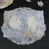 Table Cloth White Round Flower Embroidery Cover Wedding Party Tablecloth Kitchen Christmas Decoration And Accessories