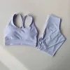 Damskie dresy damskie Zestaw jogi wysokiej klasy seksowna moda odchudzająca Ulepszenie bioder Sports Fitness Bra i nóg TOP TOTHABLE SET 240424