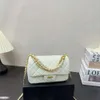 Lyx varumärke rabatt handväska kedjepåse nytt enkelt och fashionabla axelfett