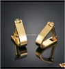 TIE CLASPS Tacks smycken Drop Delivery 2021 Fashion Gold Button Charm Lång ärmskjorta med dubbar och manschettknappar manschettlänkar för ME1497382