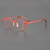 Lunettes de soleil Frames Vintage Round Pure Titanium Lunes Frame Men Prescription Prescription Myopie Eyeglass Women Japan Eyewear