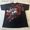 Men's T-Shirts Y2K Retro T-shirt New Harajuku Hip Hop Round Neck Extra Large Mens Short Sleeve Gothic Clothing Top Q240426
