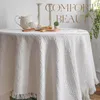 Tableau nappe jetable Lace Round Café Blanc