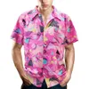 Men's Casual Shirts 80s Mens Shirts 90s Button up Shirts Vintage Hawaiian Beach Shirts Disco Shirts 80s 90s Theme Party Shirt 240424