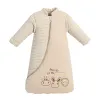 Bags Autumn Winter Baby Sleeping Bag Sack with Detachable Long Sleeves Super Soft Cotton Warm Wearable Blanket for Infants Toddler
