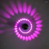 Lampy ścienne światła nowoczesne proste lampy spiralnej kolorowe sufit LED wewnętrzny 3W AC110V 220V dla korytarza baru KTV