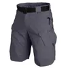 Shorts masculins étanches d'été et de séchage rapide multi-pochers shorts de fret de cargaison tactique de vêtements pour hommes chasse et pêche J240426