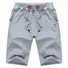 Summer Shorts Mens Casual Short Loose Beach Pants Knitted Zipper Pocket Drawstring Belt Gym Sweatpant 240424