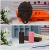 Плесень силиконовые формы украшения формы для выпечки шоколадной конфеты Gummy Dessert Ice Cube Star плесени военные вентиляторы роботы кирпичи