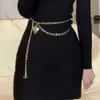 Canal cclies ceintures bai cheng women designer chaînes ceintures de mode ceinture de liaison étroite pour les femmes sans marque