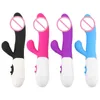 10 Modes G Spot Dildo Rabbit Vibrator for Women Dual Vibration Silicone Female Vagina Clitoris Anal Massager Sex Toys Shop