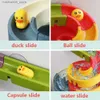 Sand Play Water Fun Baby bath toy DIY marble running track bathroom bathtub childrens game water spray toy set childrens stacking cup Q240426