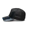 Ball Caps 2023 Trendy Glossy Surface Baseball Cap Trucker Hats For Men Women Summer Reflective Caps Sun Hat J240425