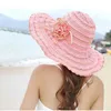 Geniş Memlu Şapkalar Kova Şapkaları Yaz Güneş Şapkaları Kadınlar İçin Büyük Dalga Köpek Çiçek Güneşlik Şapkası Açık Plaj Şapkası Güneş Koruyucu Str Hat Kadın Çok Yönlü C240425