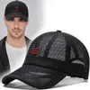 Kapity kulkowe upuść Shippsummer pełna siatka wielka czapka baseballowa dorośli duży sport Sun Hat Men Kobiety Kobiety ciężarówki 56-60 cm 60-65 cm J240425