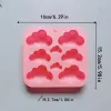 Moulds 8Cavity Cloud Shaped Silicone Candy Mould Chocolate Pudding Dessert Cake Baking Mould Kitchen Tool Candle Soap Making